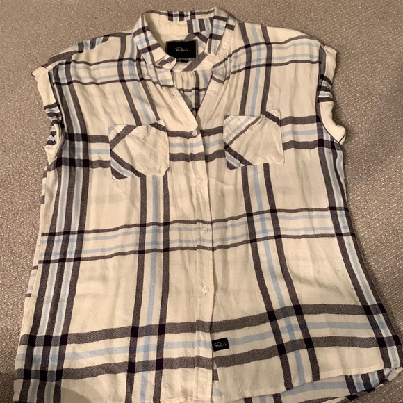 RAILS TANK BUTTON DOWN - Picture 1 of 5